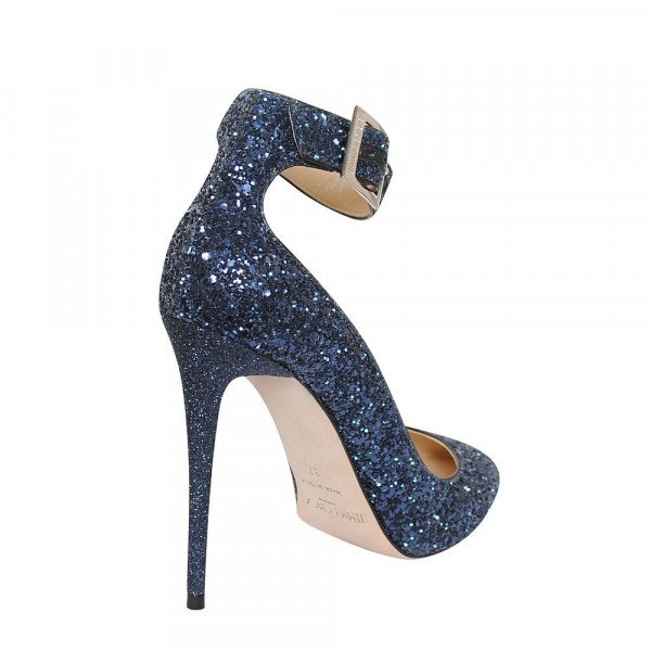 Jimmy Choo Helena 110 Glitter Pumps