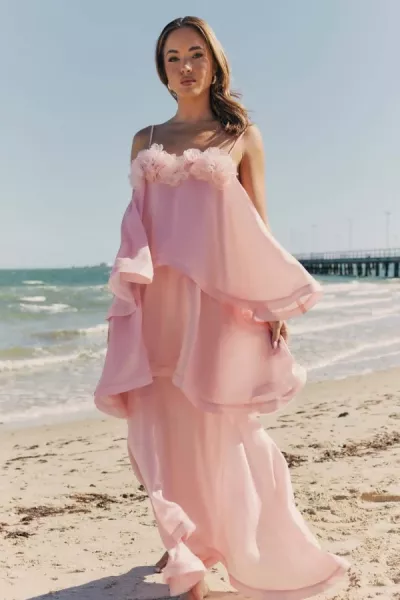 Elliatt Swallowtail Day‑to‑Night Maxi Dress