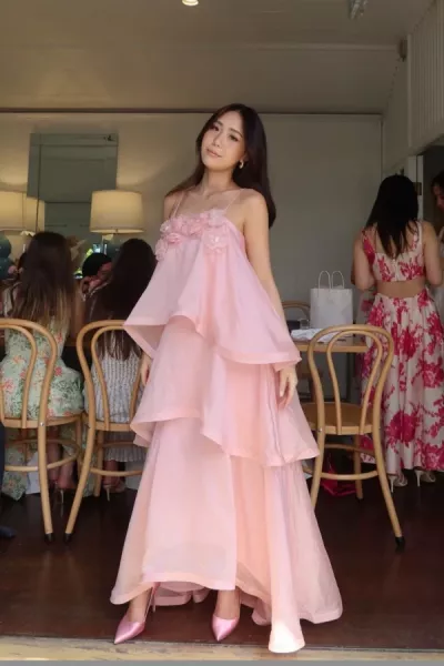 Elliatt Swallowtail Day‑to‑Night Maxi Dress