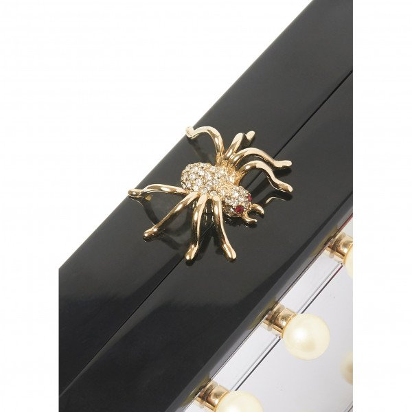 Rent Buy Charlotte Olympia Mirrored Box Clutch | MY WARDROBE HQ