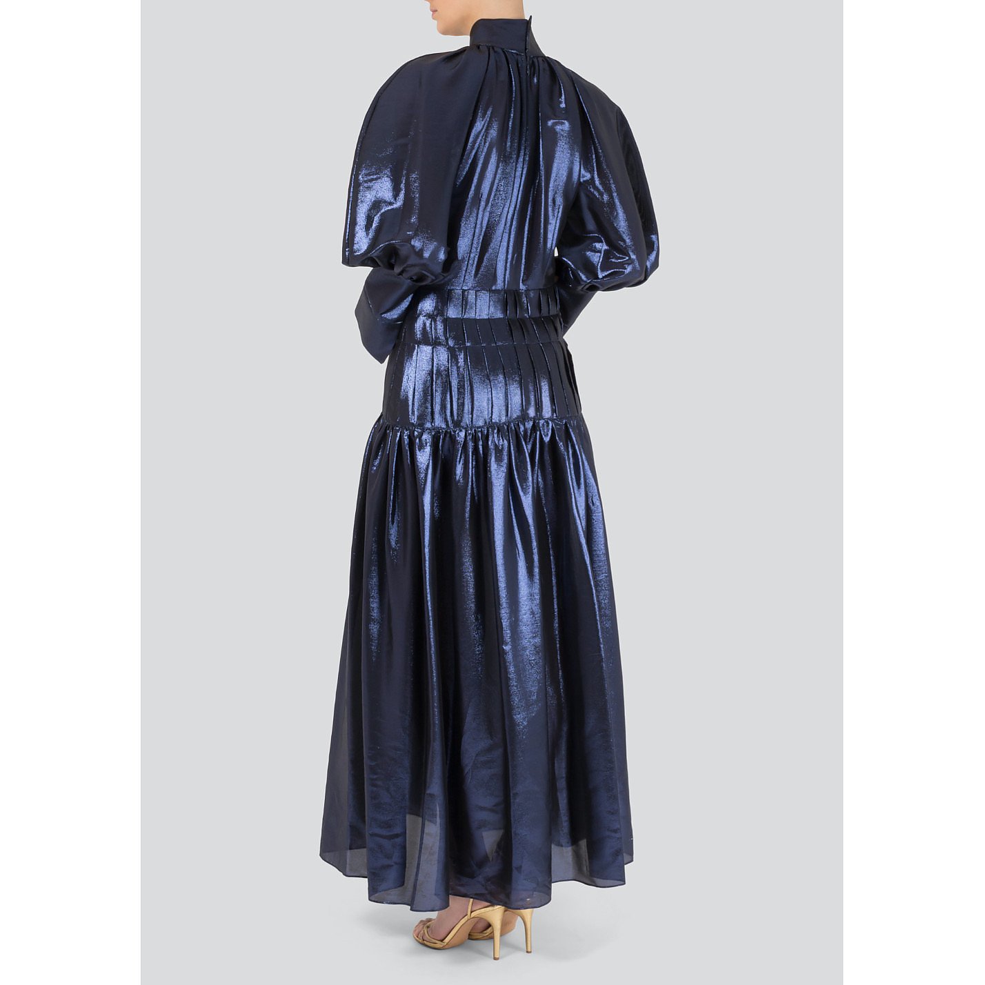 Ellery Metallic Long Dress
