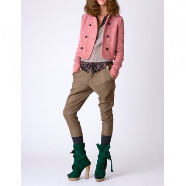 Chloé Wool Patterned Blazer