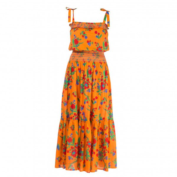 Tory Burch Floral Print Maxi Dress