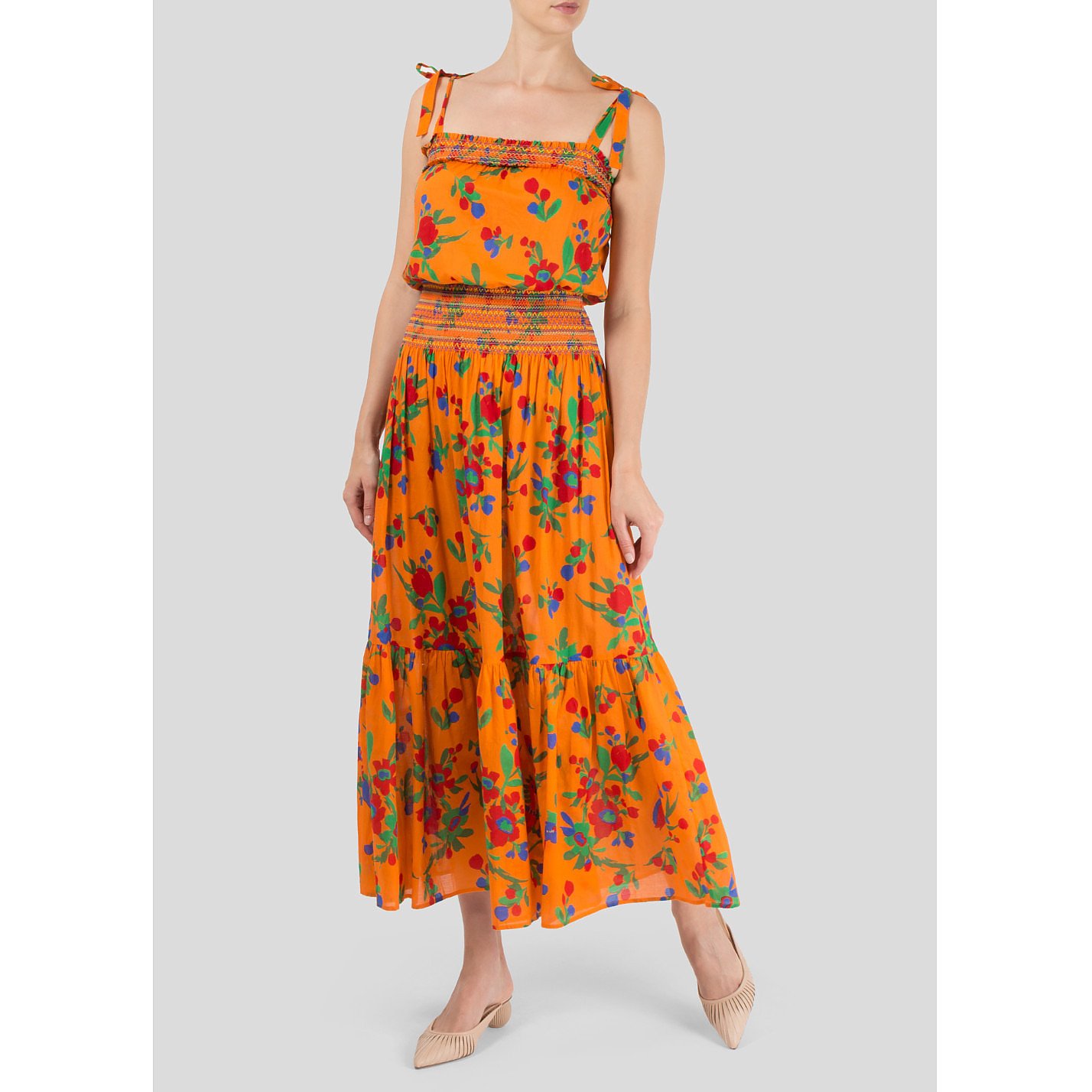 Rent Buy Tory Burch Floral Print Maxi Dress | MY WARDROBE HQ