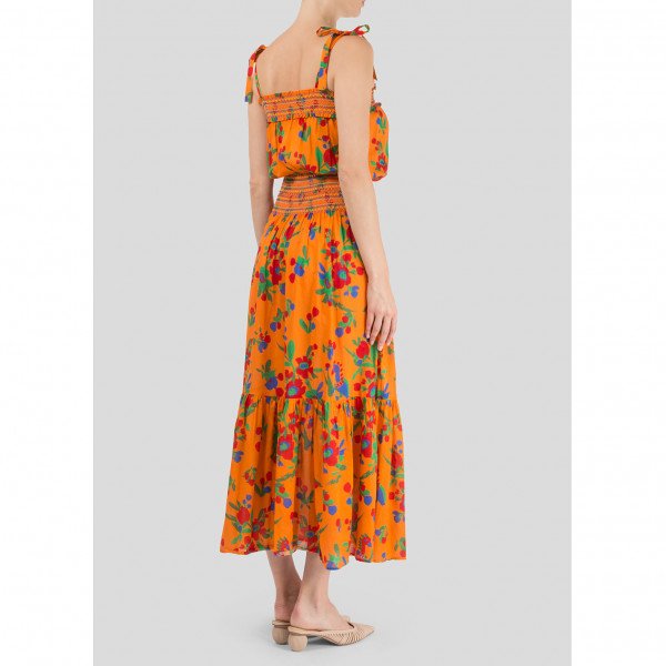 Tory Burch Floral Print Maxi Dress