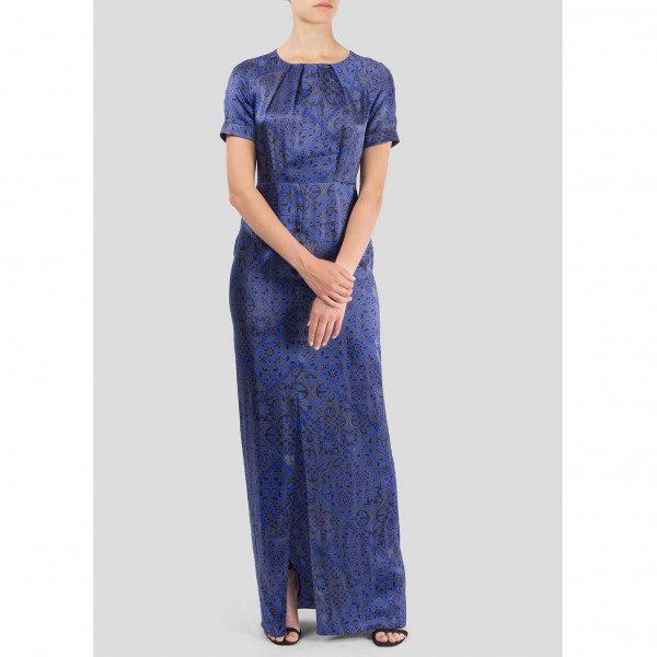 Beulah Painted Lady Blue Tile Dress