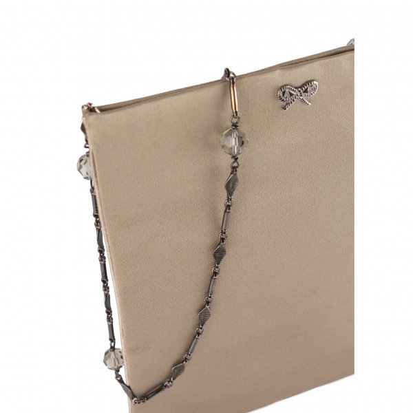 Anya Hindmarch Silk Mini Bag With Chain