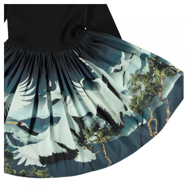 Molo Kids Casie Dress in Cranes