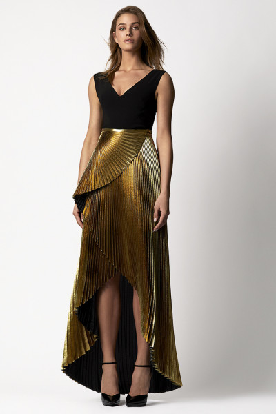 Sem Sem Pleated Metallic<br>
Skirt