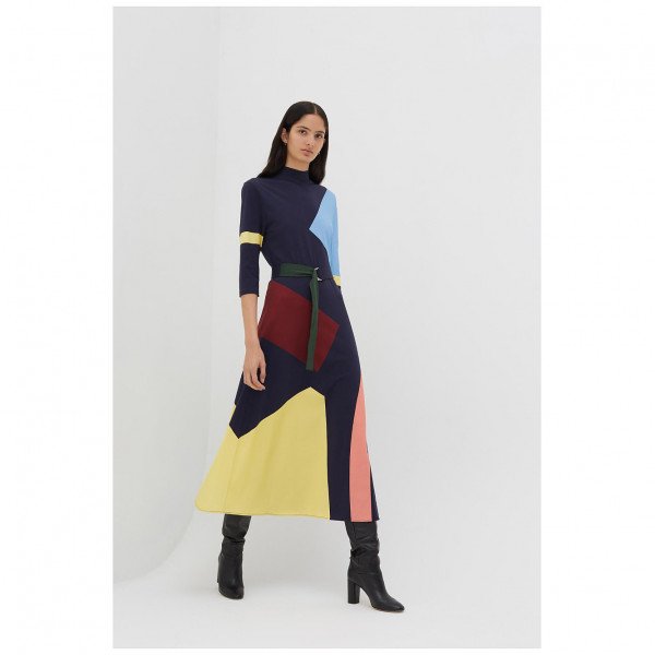 Rent Buy Chinti and Parker Abstract Cotton Jersey Dress MY