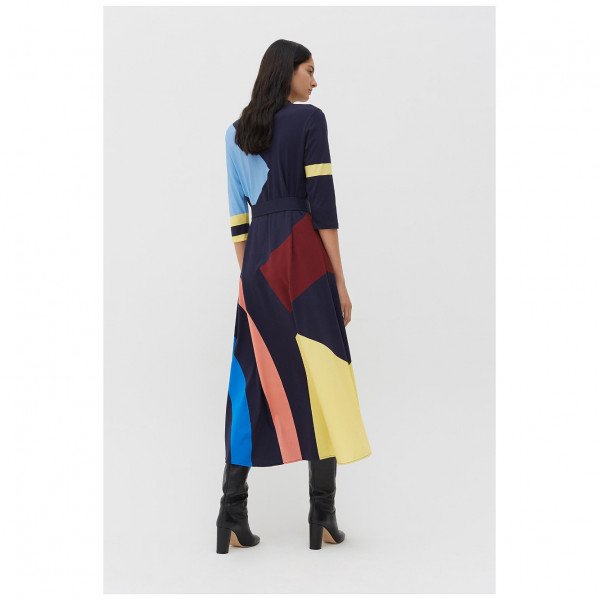 Chinti and Parker Abstract Cotton-Jersey Dress