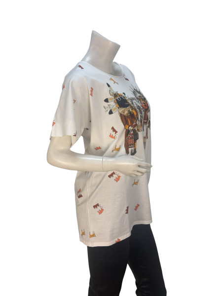 HERMÈS Printed Cotton T-Shirt