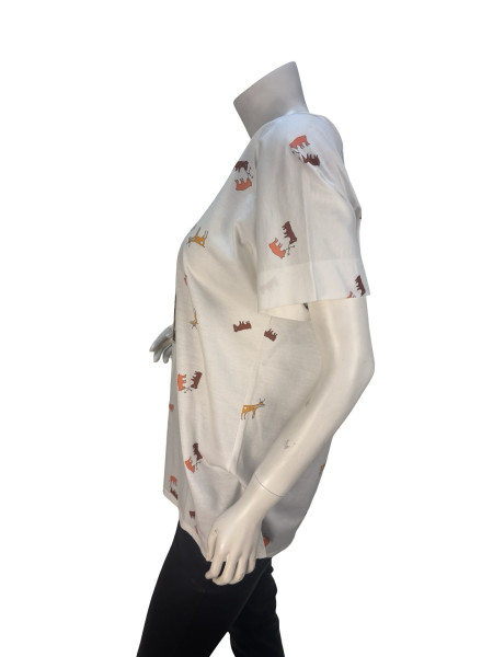 HERMÈS Printed Cotton T-Shirt