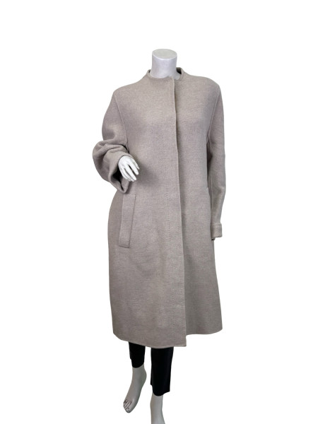 Max Mara Light Grey Wool-Cashmere Coat