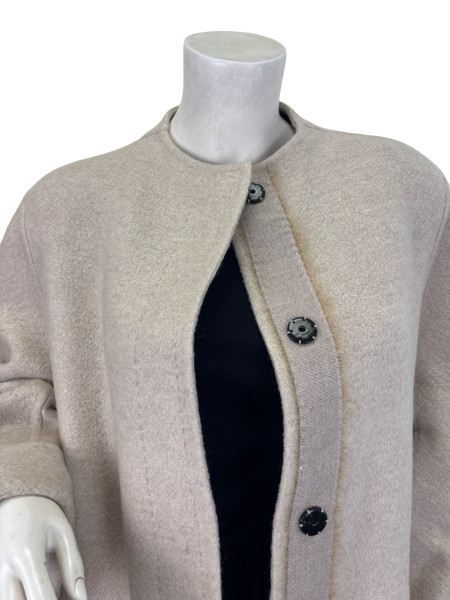 Max Mara Light Grey Wool-Cashmere Coat