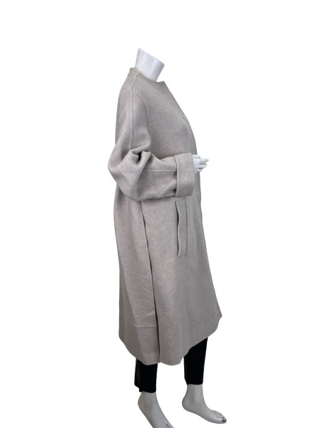 Max Mara Light Grey Wool-Cashmere Coat