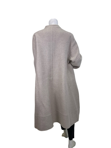 Max Mara Light Grey Wool-Cashmere Coat