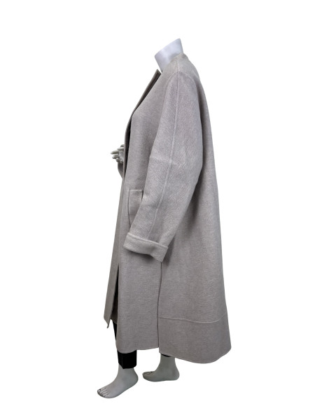 Max Mara Light Grey Wool-Cashmere Coat