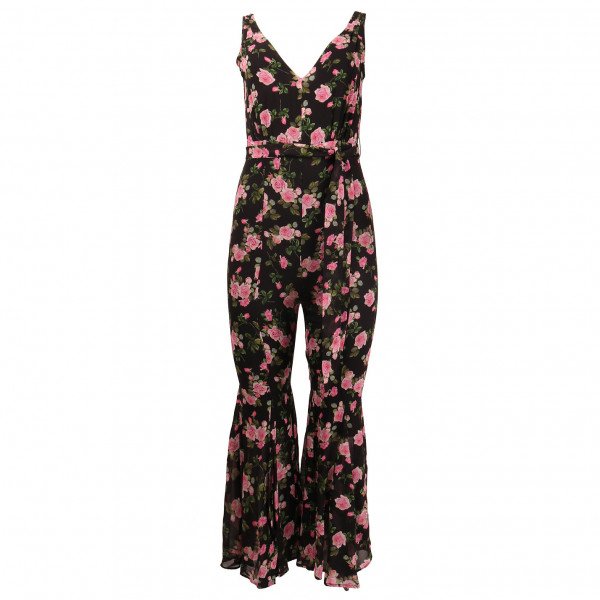 Uterqüe Rose Print Jumspuit