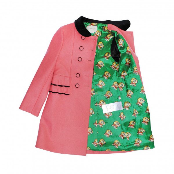 Gucci Kids Double Breasted Coat