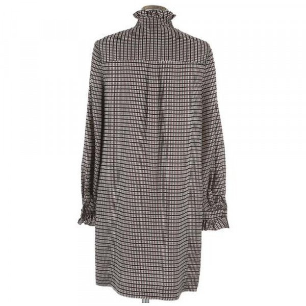 Sandro Checked Shirt Dress