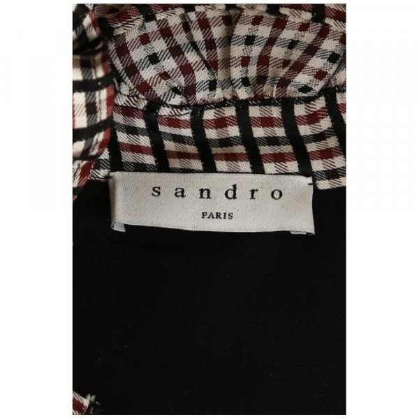 Sandro Checked Shirt Dress