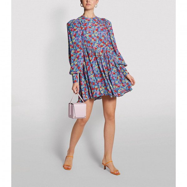Rent Buy ROTATE Birger Christensen Alison Floral Mini Dress