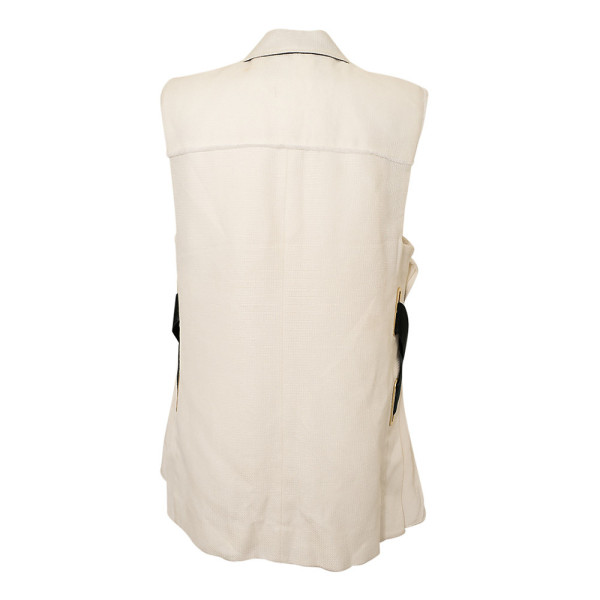 Amanda Wakeley Viscose Weave Sleeveless Jacket