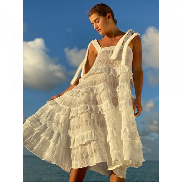 Paper London Emely Dress In Island Dreaming