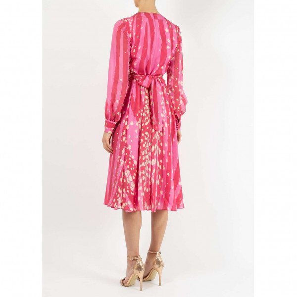 Dhela Printed Silk Dress