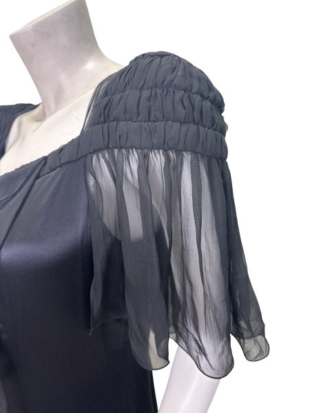 CHANEL Black Silk Dress