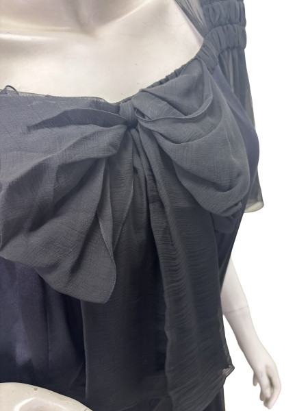 CHANEL Black Silk Dress