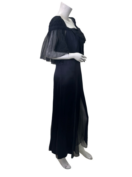 CHANEL Black Silk Dress
