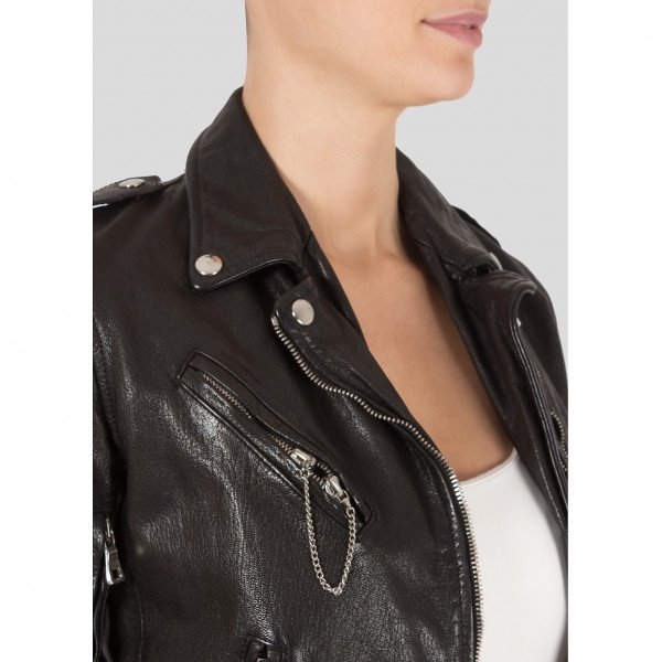 Balmain Leather Biker Jacket