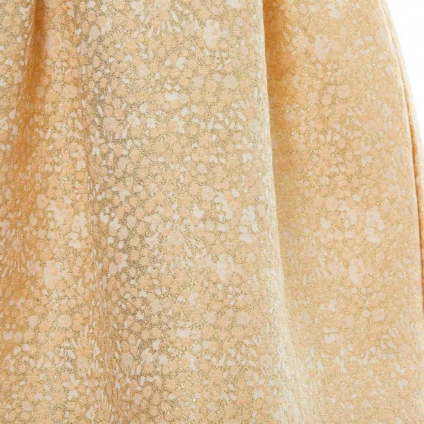 Marie-Chantal Effie Cream Jacquard Dress