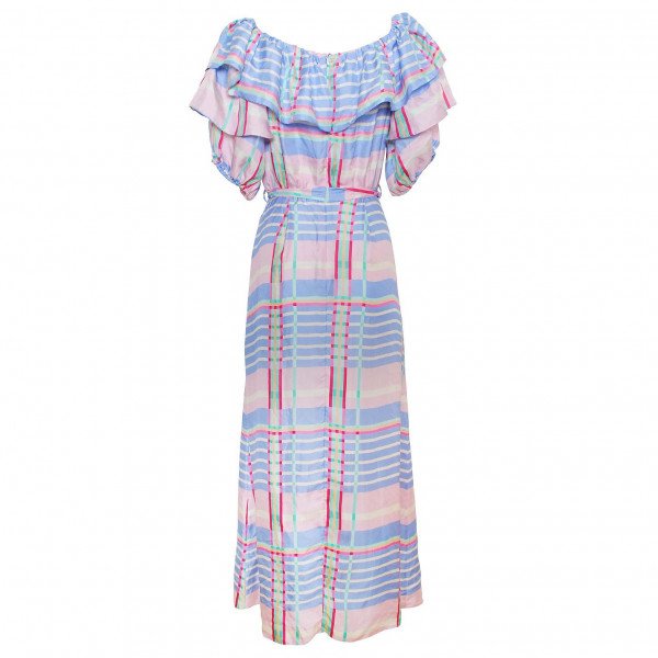 Paper London Ruffled Midi Dress