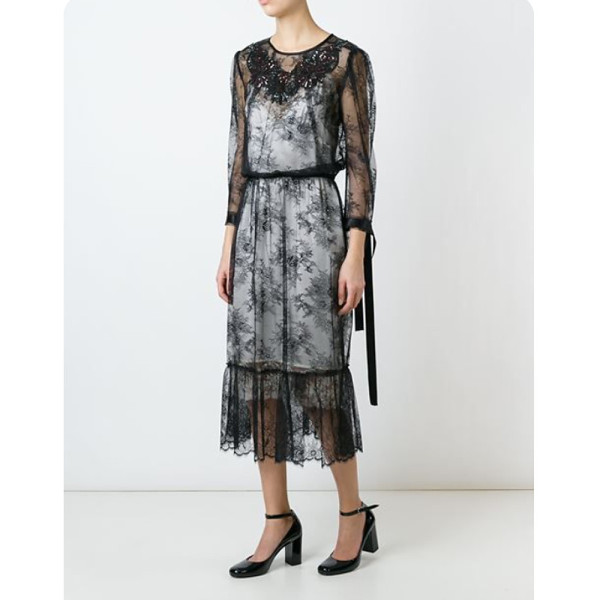 Marc Jacobs Sheer Lace Dress