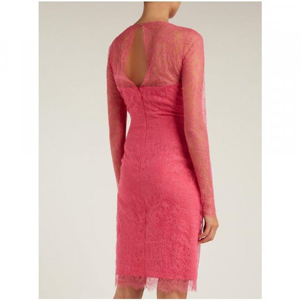 Emilio De La Morena Mona Lace And Silk Blend Dress