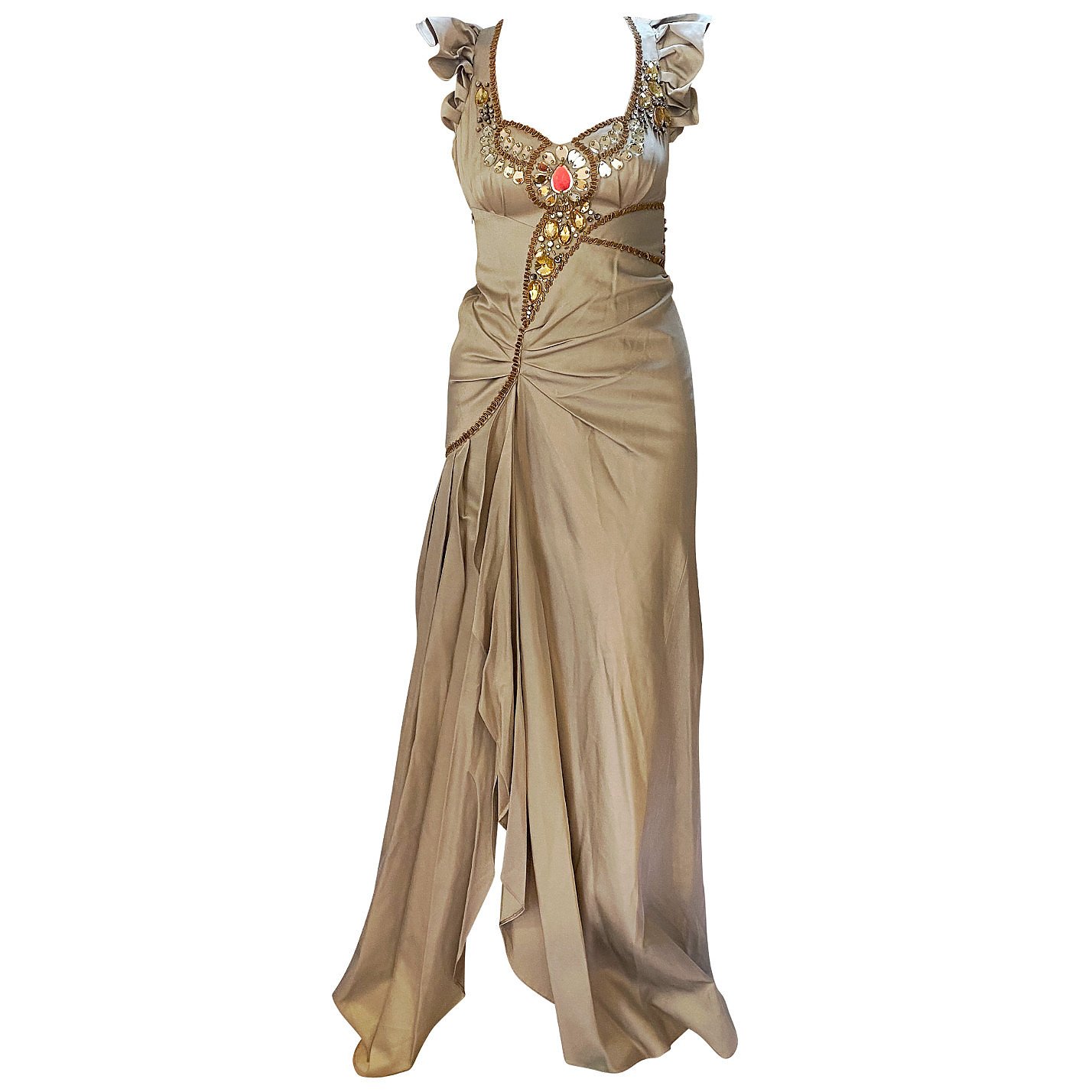 Temperley London Metallic Embellished Dress