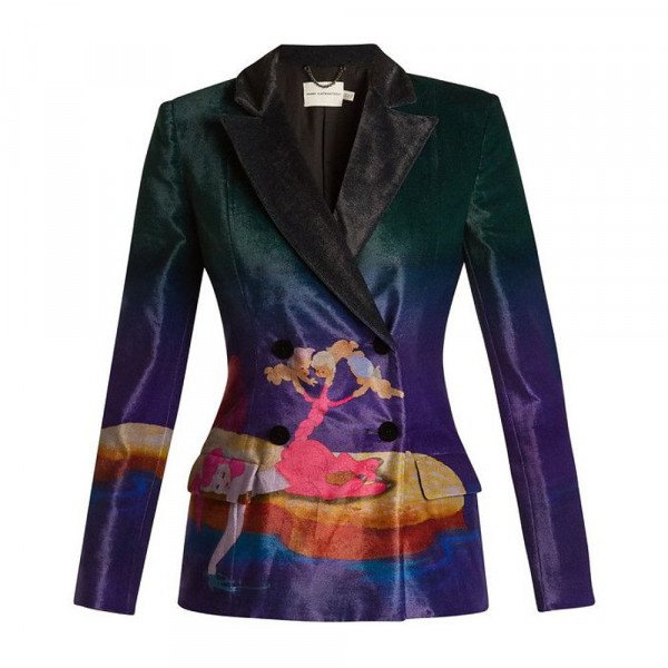 Rent Buy Mary Katrantzou Centaur Velvet Jacket MY WARDROBE HQ