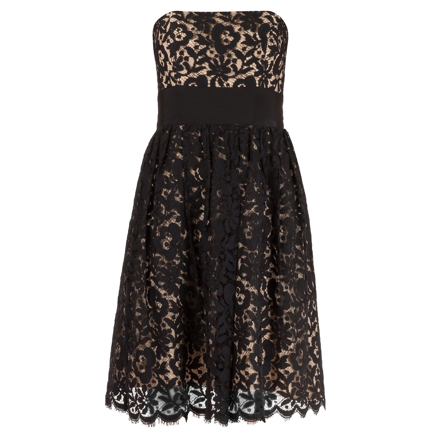 milly black lace dress