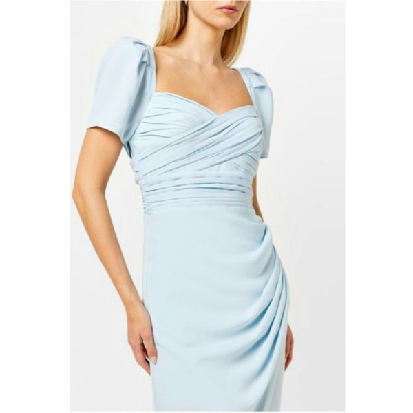Self-Portrait Crepe Midi Dress