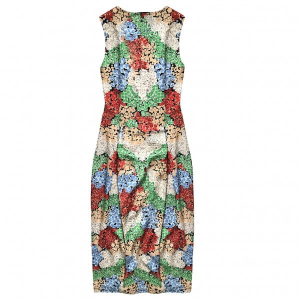 Vilshenko Multicolour Floral Print Dress