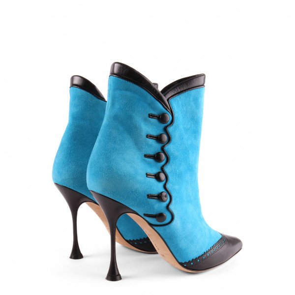 Manolo Blahnik Suede Ankle Boots
