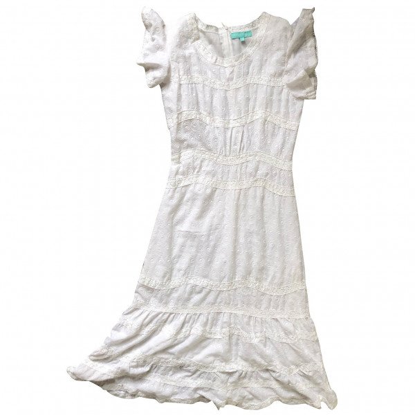 Melissa Odabash Louisa Embroidered Cotton Midi Dress