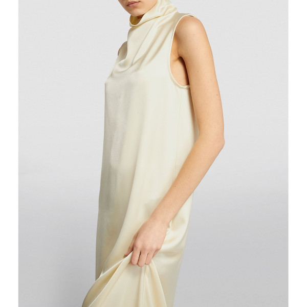 Harris Tapper Constance Satin Maxi Dress