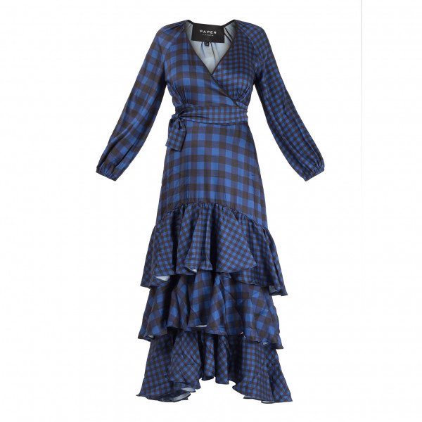 Paper London Neli Gingham Dress