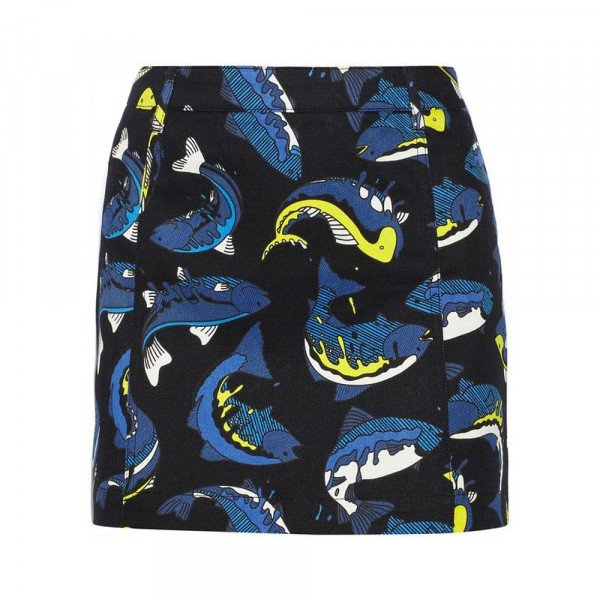 ミニスカート Kenzo Miniskirt With Print Rent Buy KENZO Fish Print Mini Skirt | MY WARDROBE HQ
