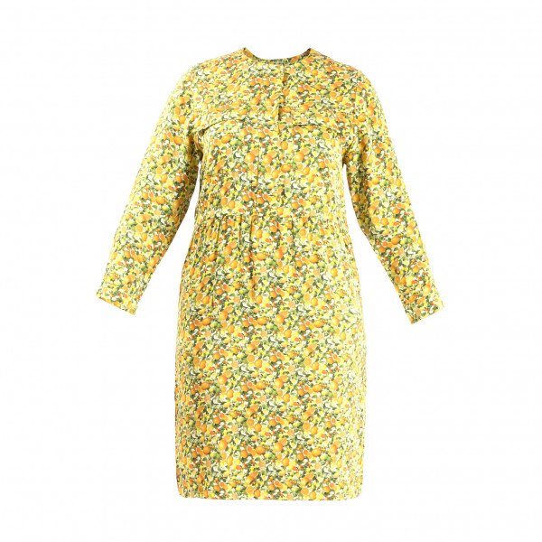 Stella McCartney Citrus Print Silk Dress