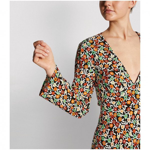 Rixo Sophie Floral Mini Dress
